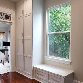 Modern storage with natural light